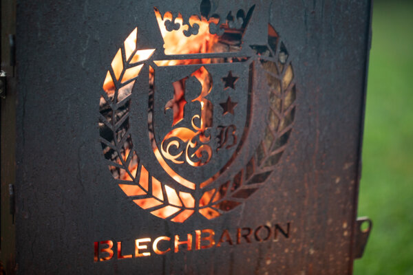 Blechbaron Feuertonne aus Cortenstahl – Bild 2