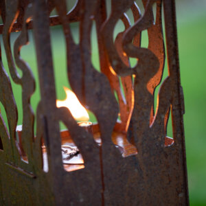Blechbaron Feuersäule