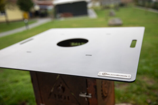 Blechbaron Grillplatte Stahl – Bild 3