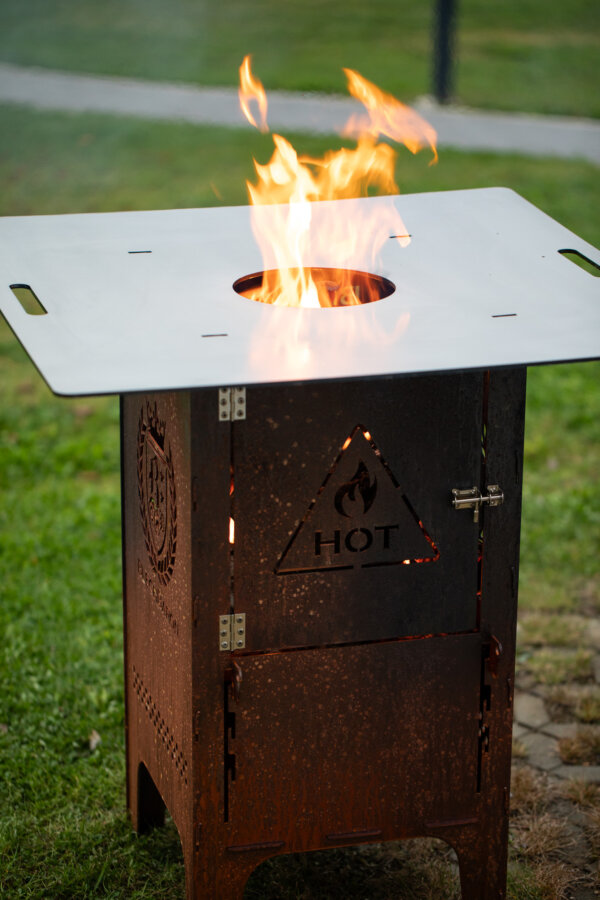 Blechbaron Grillplatte Stahl