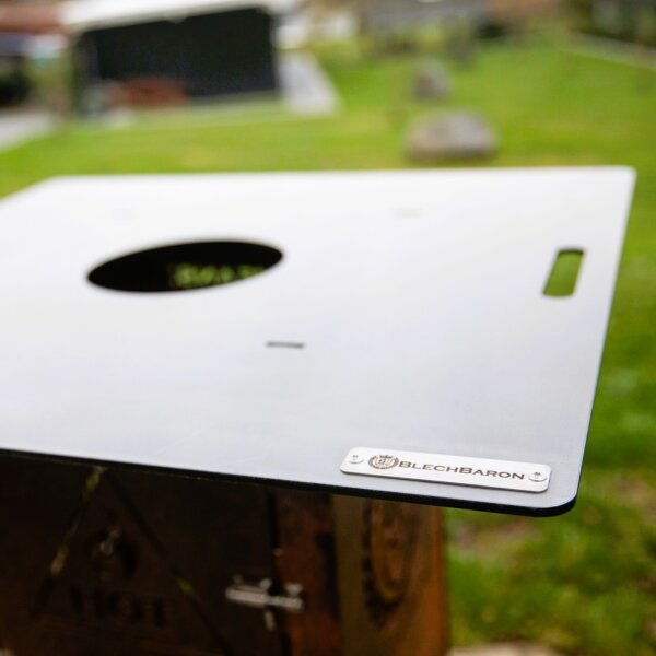 Blechbaron Grillplatte Stahl – Bild 2