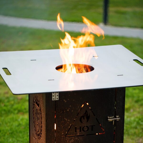 Blechbaron Grillplatte Stahl – Bild 3